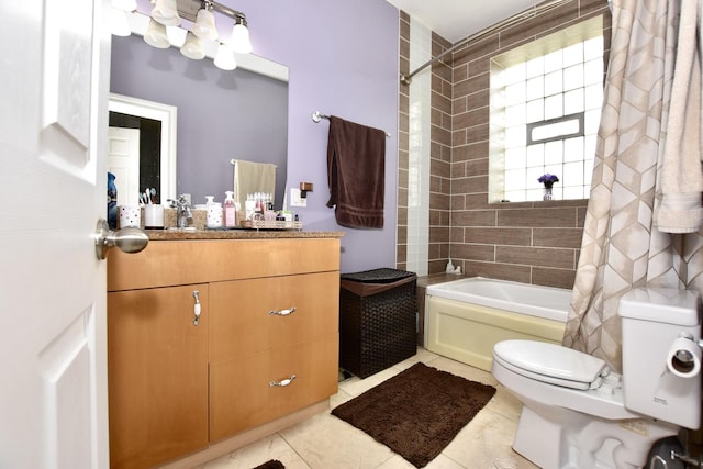 4220 S Champlain Ave Unit 2N, Chicago, IL 60653 - bathroom with shower / bath combination with curtain, vanity, and tile patterned flooring