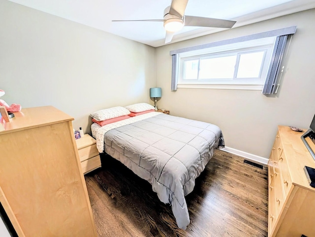 8049 Country Club Ln, North Riverside, IL 60546 - bedroom featuring wood finished floors and ceiling fan