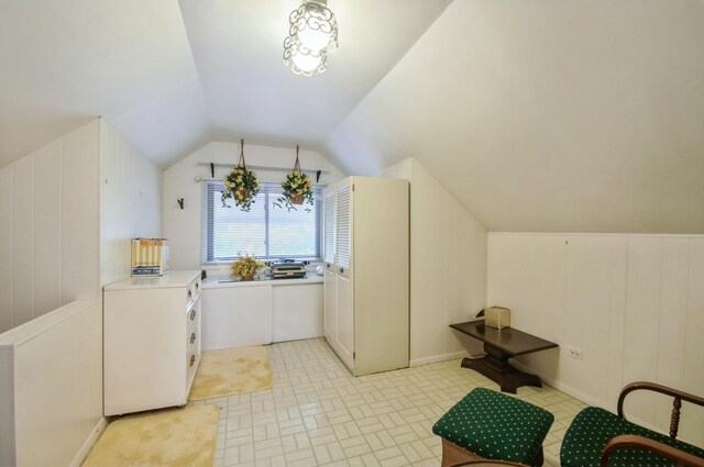 2931 N Lowell Ave, Chicago, IL 60641 - additional living space featuring vaulted ceiling