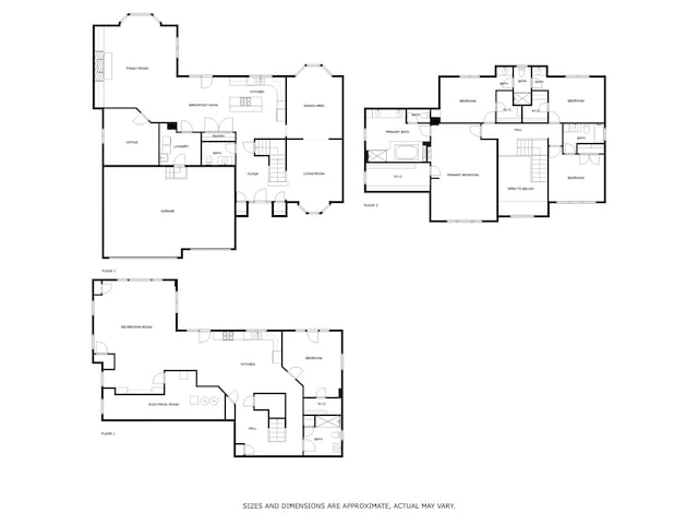 3412 Sunnyside Ct, Naperville, IL 60564 - view of floor plan / room layout