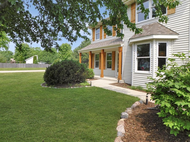 1637 Old Field Ct, Rockton, IL 61072 - view of front facade featuring roof with shingles and a porch
