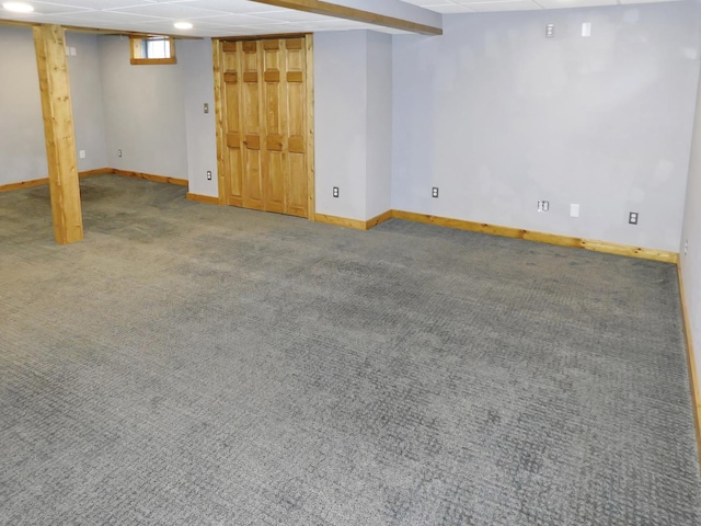 1637 Old Field Ct, Rockton, IL 61072 - basement with carpet