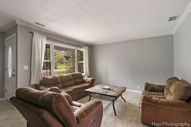 12112 W Bonnie Brook Ln, Beach Park, IL 60087 - living area with light wood finished floors and ornamental molding