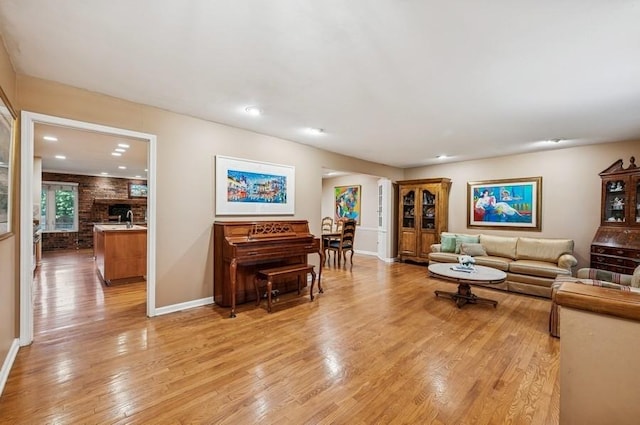 2810 Beckwith Ct, Northbrook, IL 60062 - living room with light wood-style floors and recessed lighting