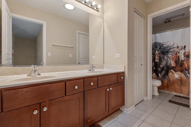 1929 Diamond Head Trl, Pingree Grove, IL 60140 - bathroom with tile patterned floors and double vanity