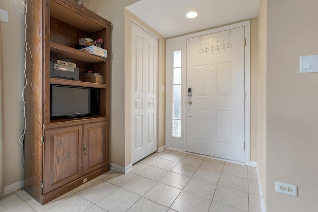 1929 Diamond Head Trl, Pingree Grove, IL 60140 - foyer entrance featuring light tile patterned flooring and recessed lighting