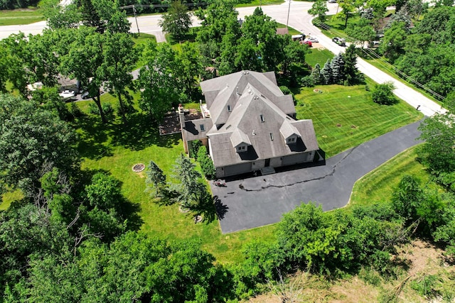 1383 Gordon Ln, Lemont, IL 60439 - view of subject property with a tree filled landscape