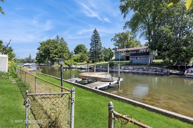 3004 Blarneystone Ln, Cary, IL 60013 - dock area featuring a water view