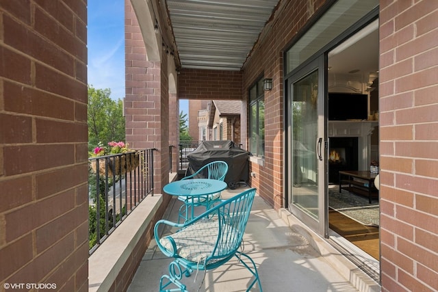 3252 N California Ave Unit 2, Chicago, IL 60618 - balcony with area for grilling