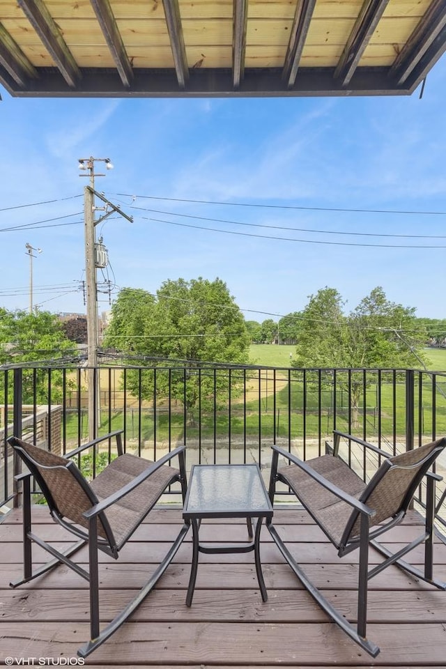3252 N California Ave Unit 2, Chicago, IL 60618 - view of deck