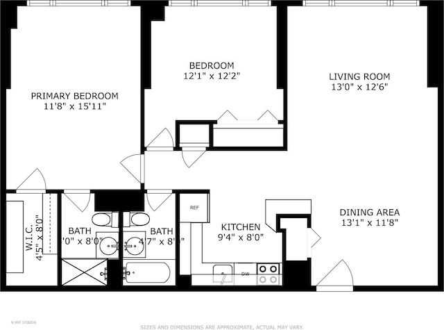 2144 N Lincoln Park W Unit 23B, Chicago, IL 60614 - view of room layout