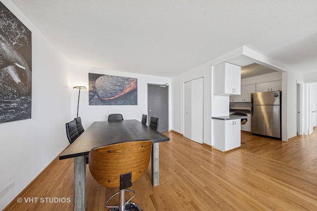 2144 N Lincoln Park W Unit 23B, Chicago, IL 60614 - dining area with light wood finished floors and an office area