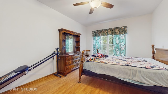 832 Veridian Way Unit 832, Cary, IL 60013 - bedroom with light wood finished floors and a ceiling fan