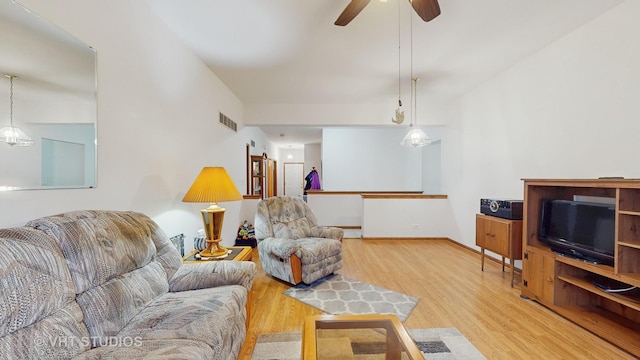 832 Veridian Way Unit 832, Cary, IL 60013 - living area with light wood-style flooring and ceiling fan