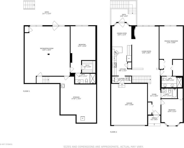 832 Veridian Way Unit 832, Cary, IL 60013 - view of floor plan / room layout