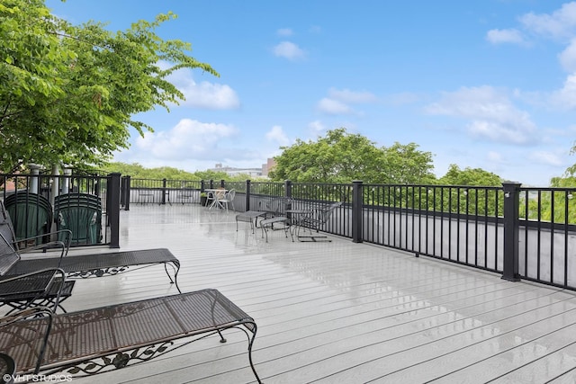 1048 W Lill Ave Unit 2, Chicago, IL 60614 - view of wooden terrace