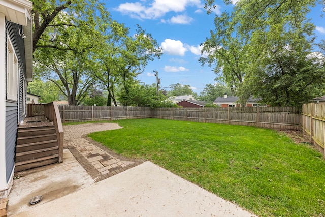 523 Kipling Ct, Wheaton, IL 60187 - fenced backyard with a patio area