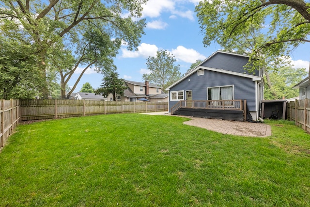 523 Kipling Ct, Wheaton, IL 60187 - fenced backyard featuring a patio area