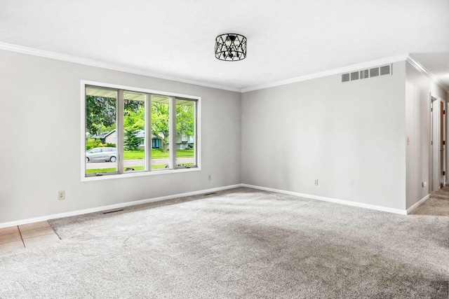207 Hammitt Dr, Normal, IL 61761 - unfurnished room featuring crown molding and carpet floors