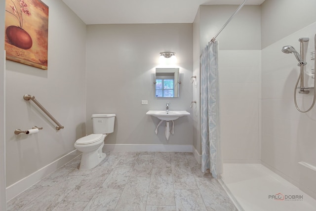 20760 N Florence Ave, Lincolnshire, IL 60069 - bathroom featuring toilet and a tile shower