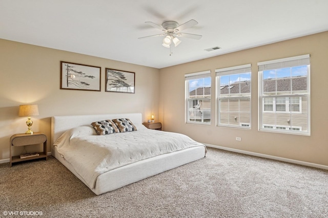 5113 Williston Ct Unit 0, Plainfield, IL 60586 - carpeted bedroom featuring baseboards and ceiling fan