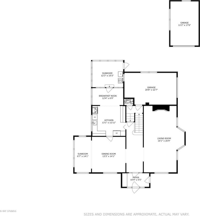 822 Clinton Pl, Evanston, IL 60201 - view of floor plan / room layout