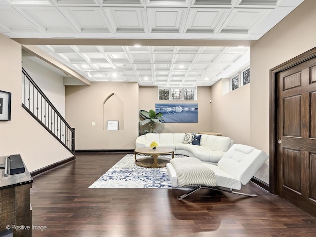 22 Yorkshire Woods, Oak Brook, IL 60523 - living room with wood finished floors and recessed lighting
