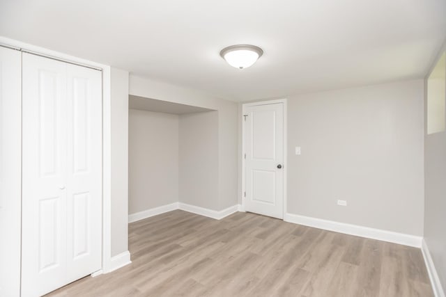 2101 W 82nd Pl, Chicago, IL 60620 - unfurnished bedroom with light wood-style flooring and a closet