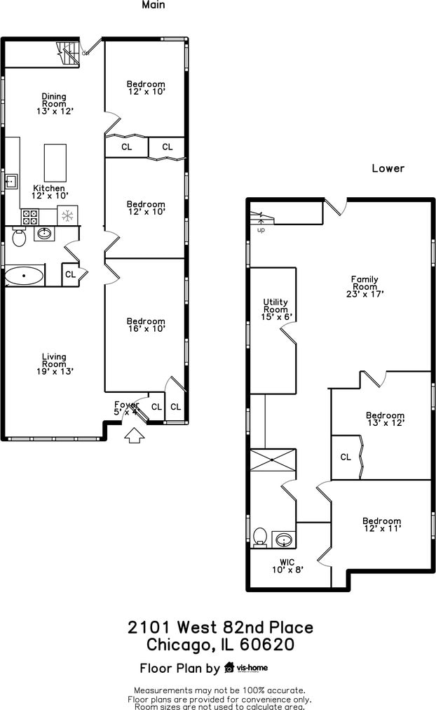 2101 W 82nd Pl, Chicago, IL 60620 - view of home floor plan