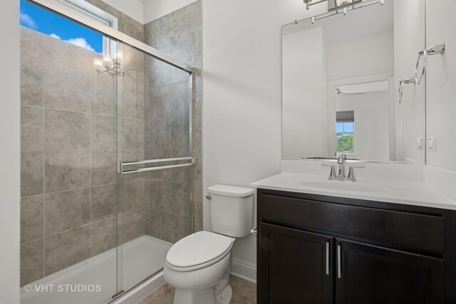 1434 Somerset Pl, Barrington, IL 60010 - bathroom featuring vanity and a shower stall