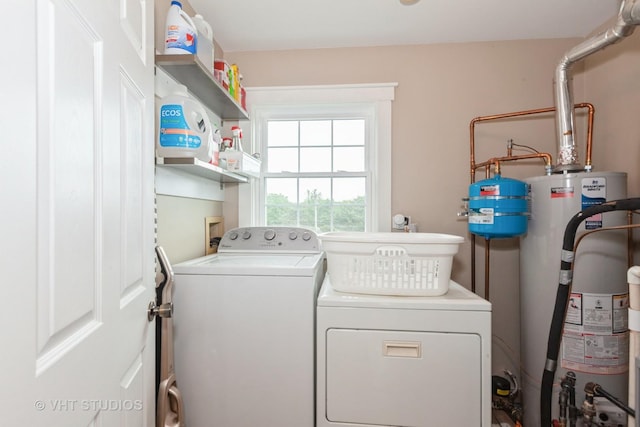 1190 Harbor Ct Unit 1190, Glendale Heights, IL 60139 - washroom featuring gas water heater and separate washer and dryer