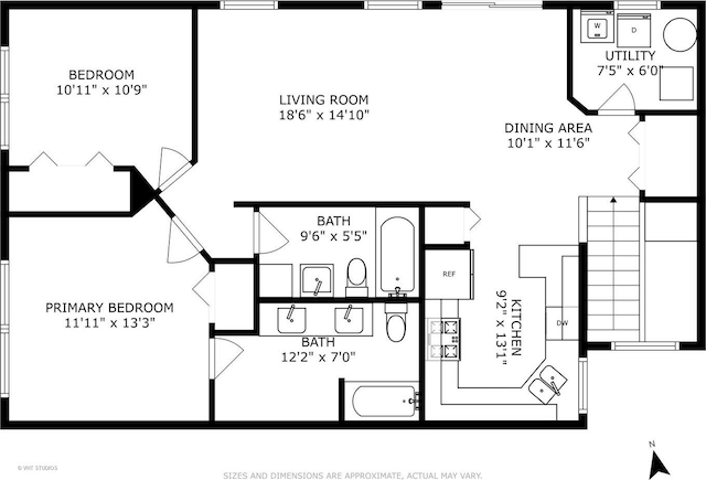 1190 Harbor Ct Unit 1190, Glendale Heights, IL 60139 - view of home floor plan