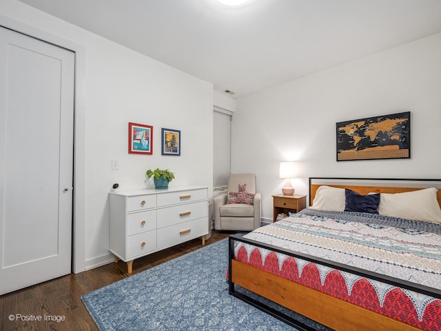 1310 N Western Ave Unit 2N, Chicago, IL 60622 - bedroom with baseboards and wood finished floors