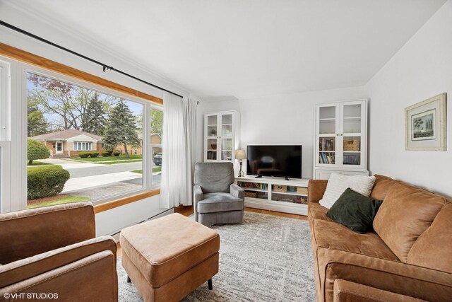 1609 Boeger Ave, Westchester, IL 60154 - living area featuring wood finished floors