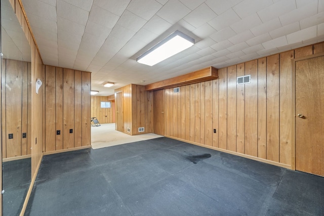 3112 Cedar Ter, Island Lake, IL 60042 - finished basement featuring wood walls