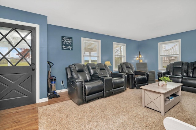 31330 S Seltzer Rd, Wilmington, IL 60481 - living area with wood finished floors and baseboards