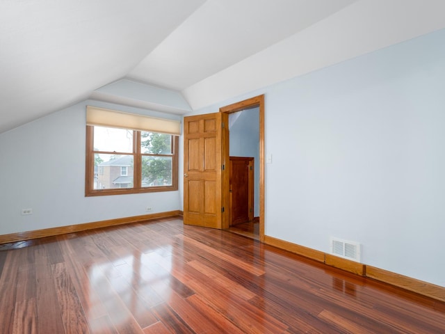 2435 Davisson St, River Grove, IL 60171 - additional living space with lofted ceiling and wood finished floors