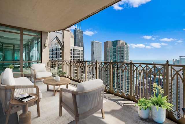 21 E Huron St Unit 4701, Chicago, IL 60611 - balcony featuring a city view