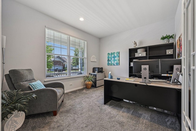1845 Avon Dr, Hoffman Estates, IL 60192 - office with carpet flooring and recessed lighting