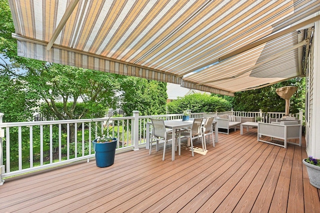 1845 Avon Dr, Hoffman Estates, IL 60192 - wooden terrace with outdoor dining space and an outdoor living space