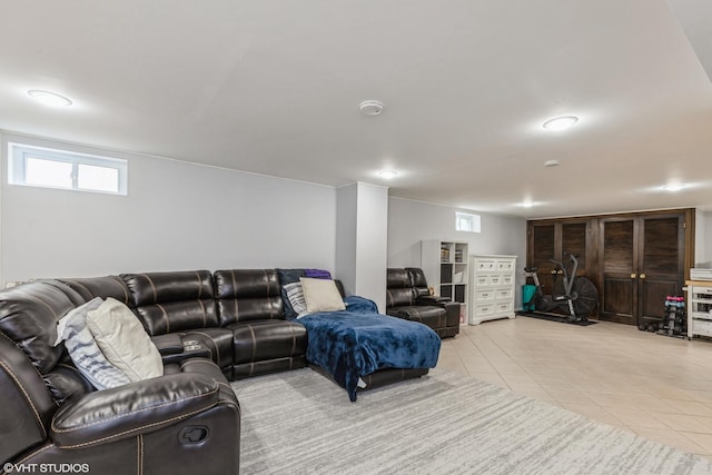 127 Elm St, Glenview, IL 60025 - living area featuring light tile patterned flooring