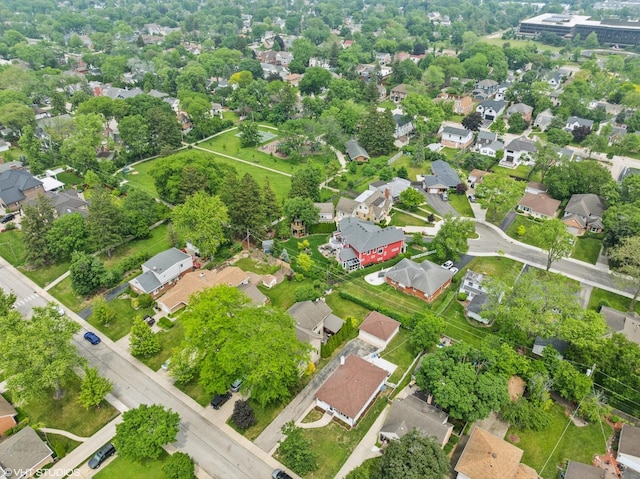 127 Elm St, Glenview, IL 60025 - aerial view of property's location featuring nearby suburban area