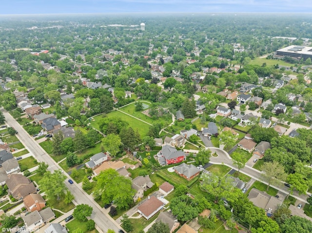 127 Elm St, Glenview, IL 60025 - aerial overview of property's location featuring nearby suburban area