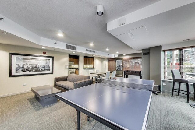 400 N La Salle Dr Unit 1607, Chicago, IL 60654 - playroom with light carpet and recessed lighting