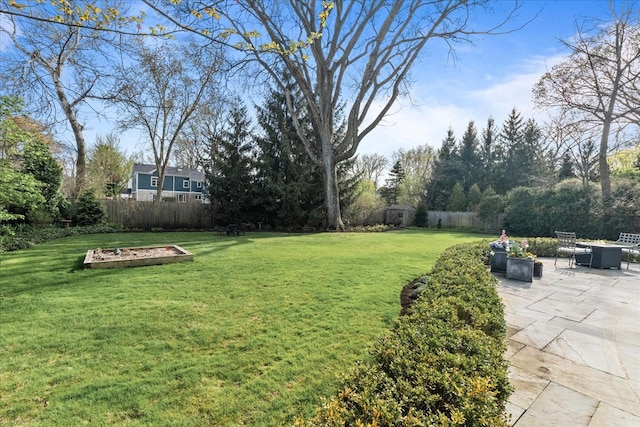 1300 Hackberry Ln, Winnetka, IL 60093 - fenced backyard featuring a patio and view of scattered trees