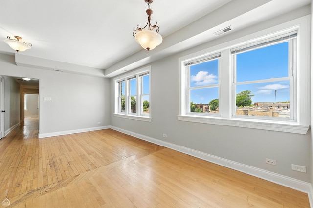 3302 W Crystal St Unit 3, Chicago, IL 60651 - spare room with light wood-type flooring