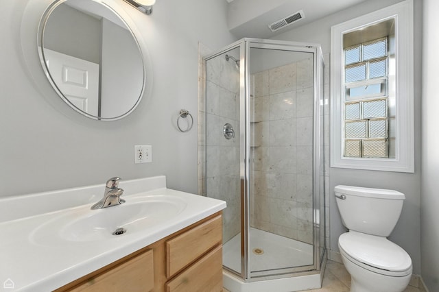 3302 W Crystal St Unit 3, Chicago, IL 60651 - bathroom featuring vanity, a shower stall, and tile patterned flooring
