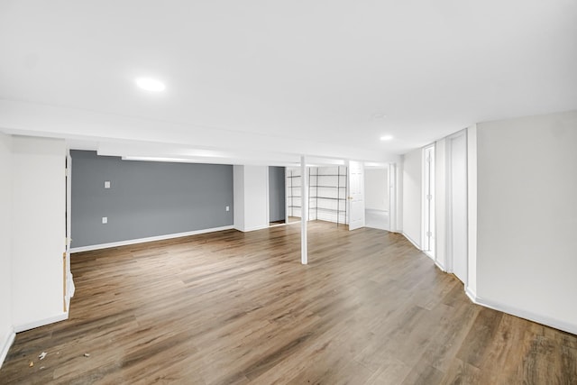 14627 State St, Dolton, IL 60419 - finished basement featuring wood finished floors and baseboards