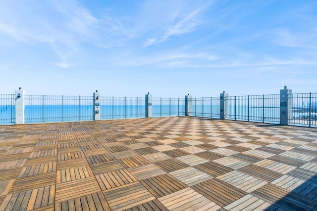 6171 N Sheridan Rd Unit 1910, Chicago, IL 60660 - view of patio / terrace with a water view