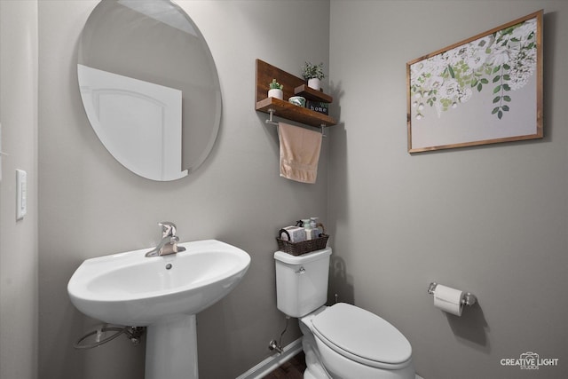 808 Karen Dr, Hampshire, IL 60140 - half bath featuring toilet